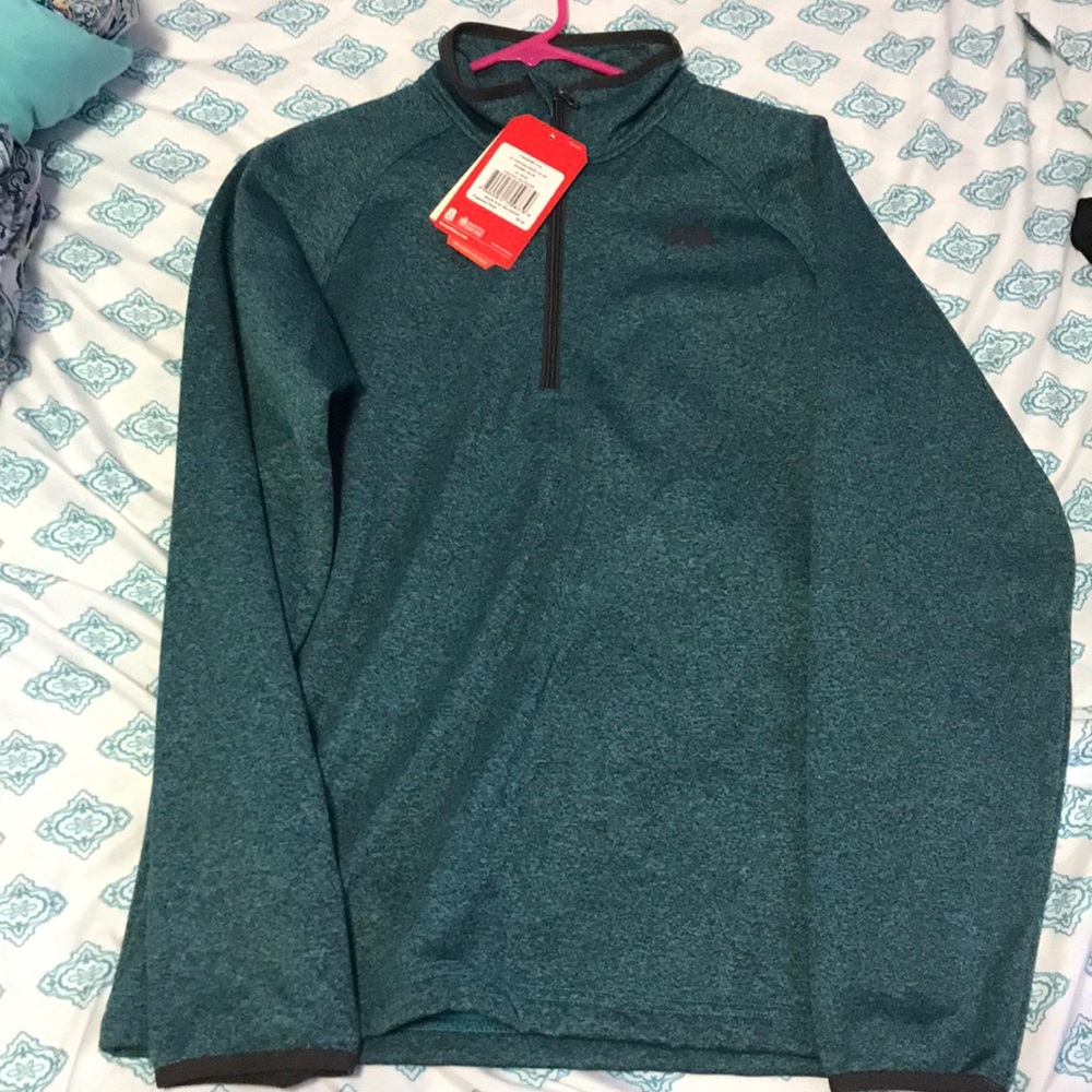 The North Face Canyon Lands 1/4 Zip in Enamel Blue